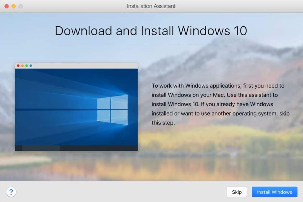 download windows on mac